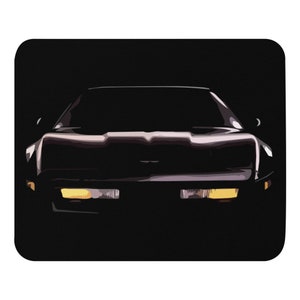 Black C4 Corvette Front Mouse pad