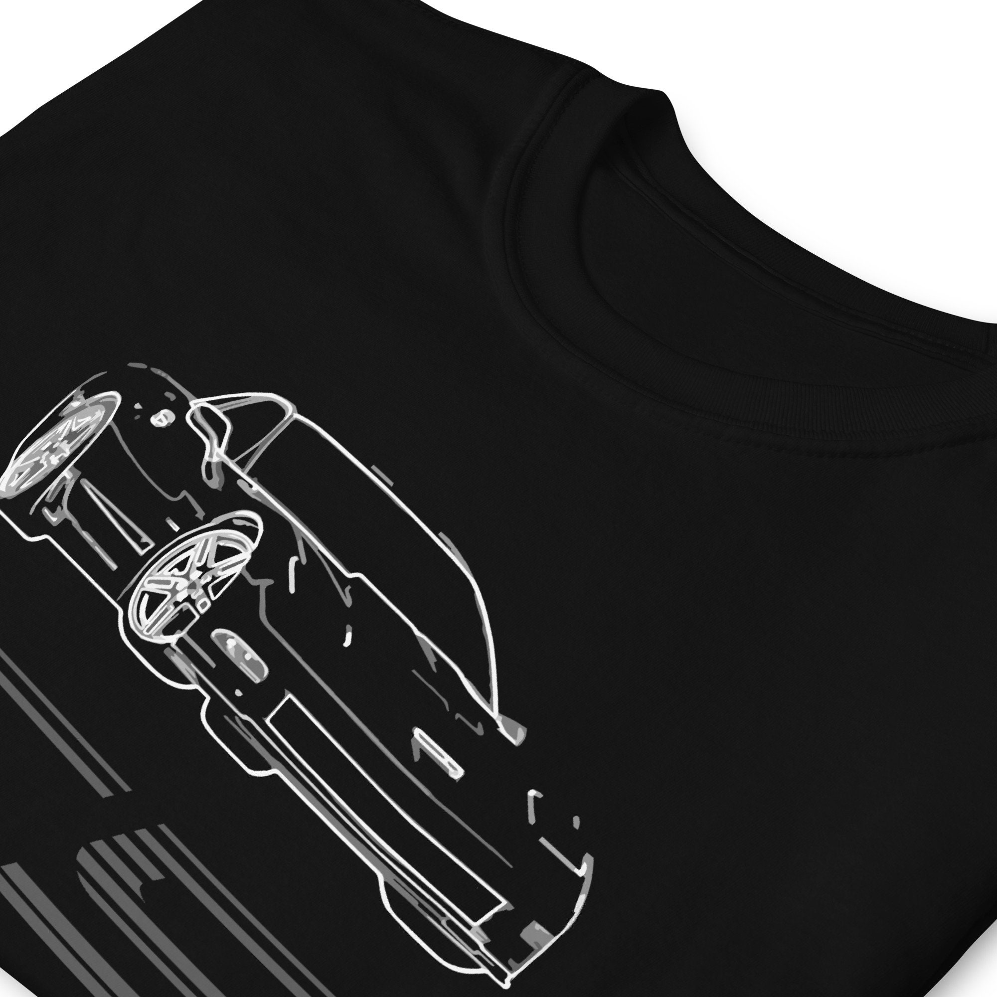 Corvette C5 Custom Outline Art Vette Owner Gift Short-sleeve Unisex T-shirt  -  Canada