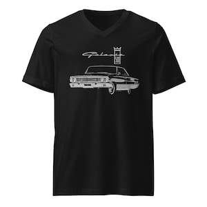 1964 Ford Galaxie 500XL V-Neck T-Shirt: Classic Car Collector Tee
