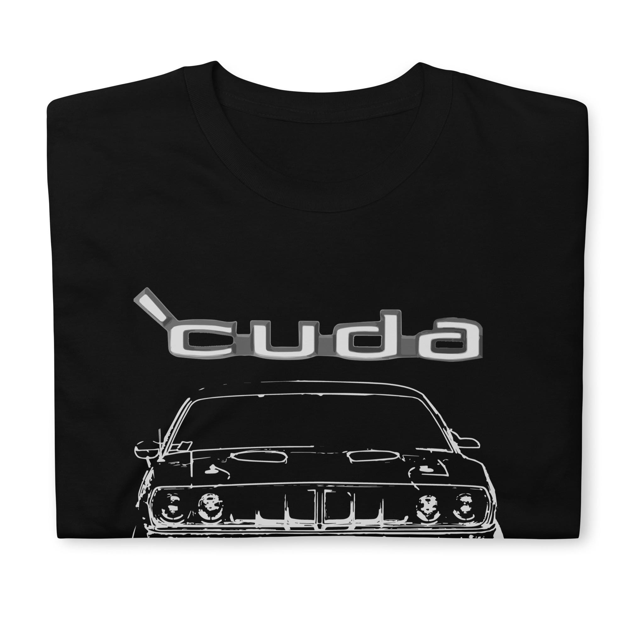 71 Cuda 1971 Barracuda Vintage Muscle Car Collector Short-sleeve T-shirt -  Etsy, image size:2000x2000