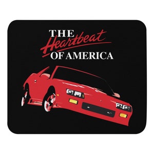 Tapis de souris Chevy Camaro 3e génération Heartbeat of America 1991