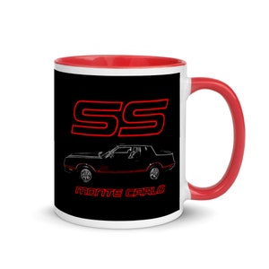 1988 シボレー モンテカルロ SS クラシックカー ギフトマグ 内側カラー付き