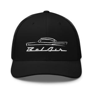 Cappello con sagoma Chevrolet Bel Air del 1957, regalo per collezionisti di auto d&#39;epoca, accessori per auto retrò in stile americano, berretto con silhouette Chevrolet del 1957