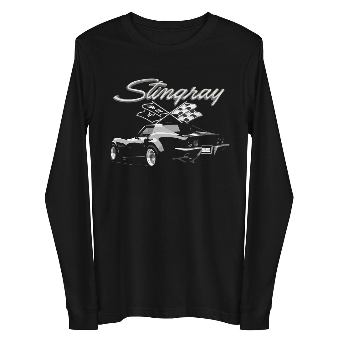 1971 Chevy Corvette C3 Stingray LT1 Hoodie - Unisex, Automotive Graphic, Soft Blend, Car Enthusiast Gift - View #2