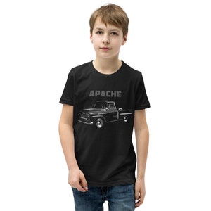 1958 Apache Pickup Truck Youth Short Sleeve T-Shirt