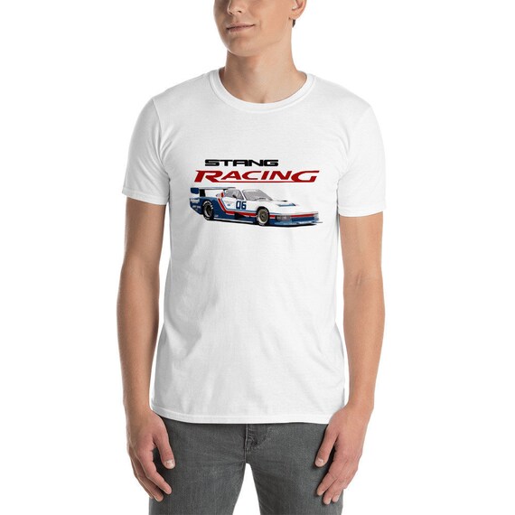1983 Zakspeed Ford Mustang IMSA GTP voiture de course t-shirt 1983 Zakspeed Ford Mustang IMSA GTP voiture de course t-shirt
