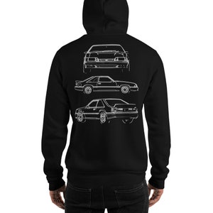 1993 Mustang Cobra SVT Foxbody Street Racing  Hoodie