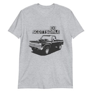 1982 Chevy K10 Square Body pick-up T-shirt met korte mouwen