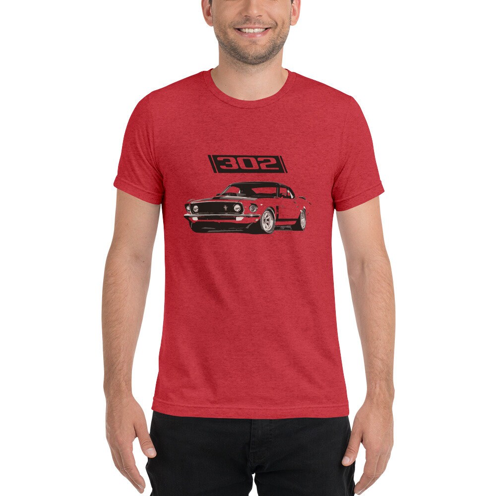 Vintage Ford Mustang Boss 302 T-Shirt | Etsy