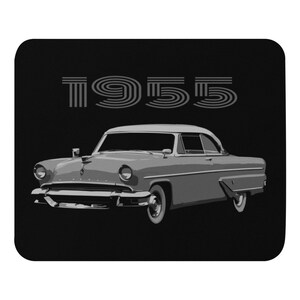 1955 Lincoln Capri Antique Classic Car Mouse pad