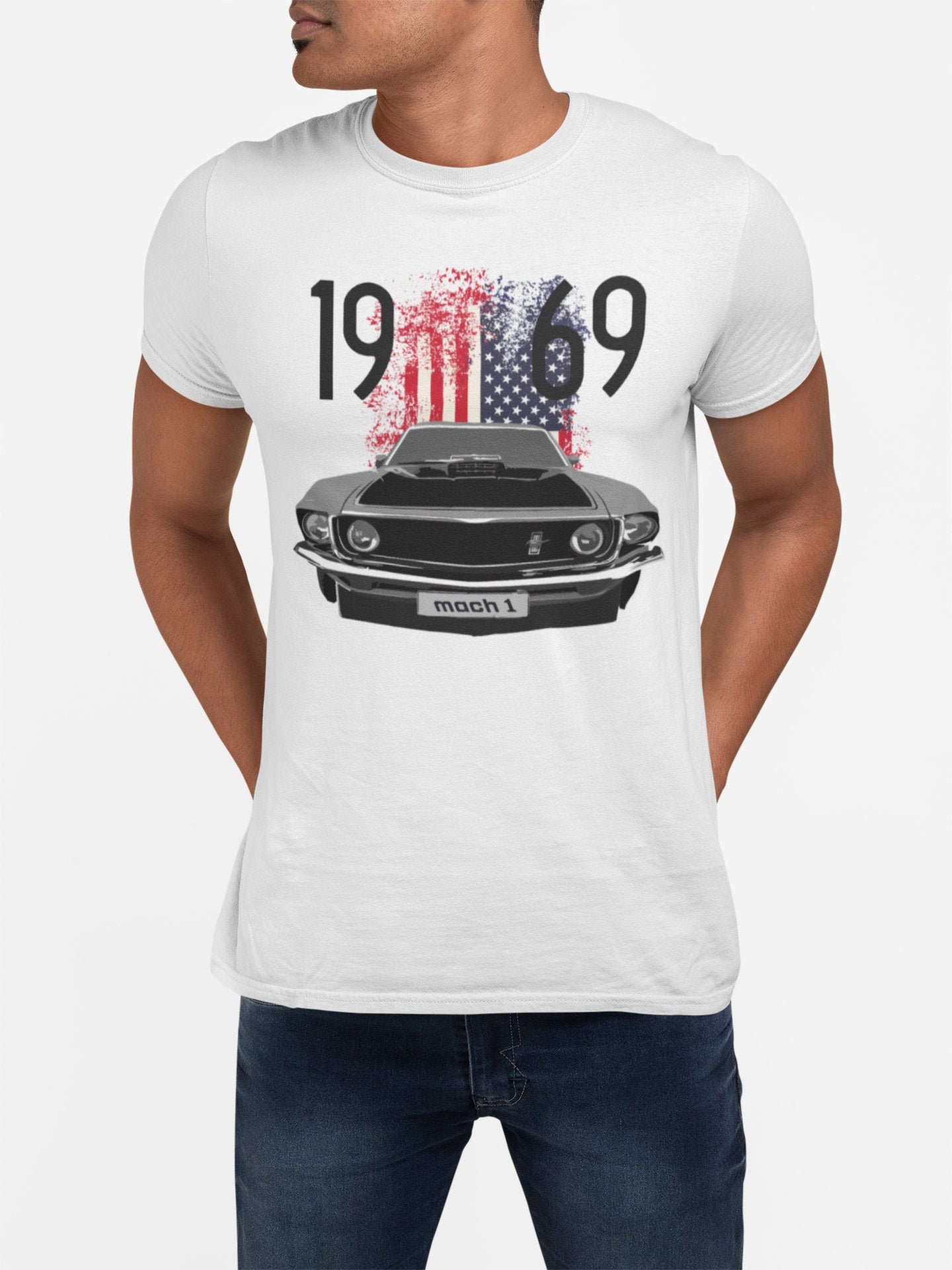 1969 Mustang Mach 1 American T-Shirt