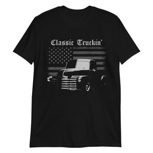 Chevy 3100 Pickup Classic Truckin&#39; American Antique Truck Club Custom T-Shirt