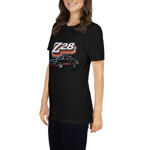 T-shirt Unisexe Camaro Fan Art SS Z28 Muscle Car - Coton, Graphique Imprimé, Taille Régulière, Neuf Avec étiquettes
