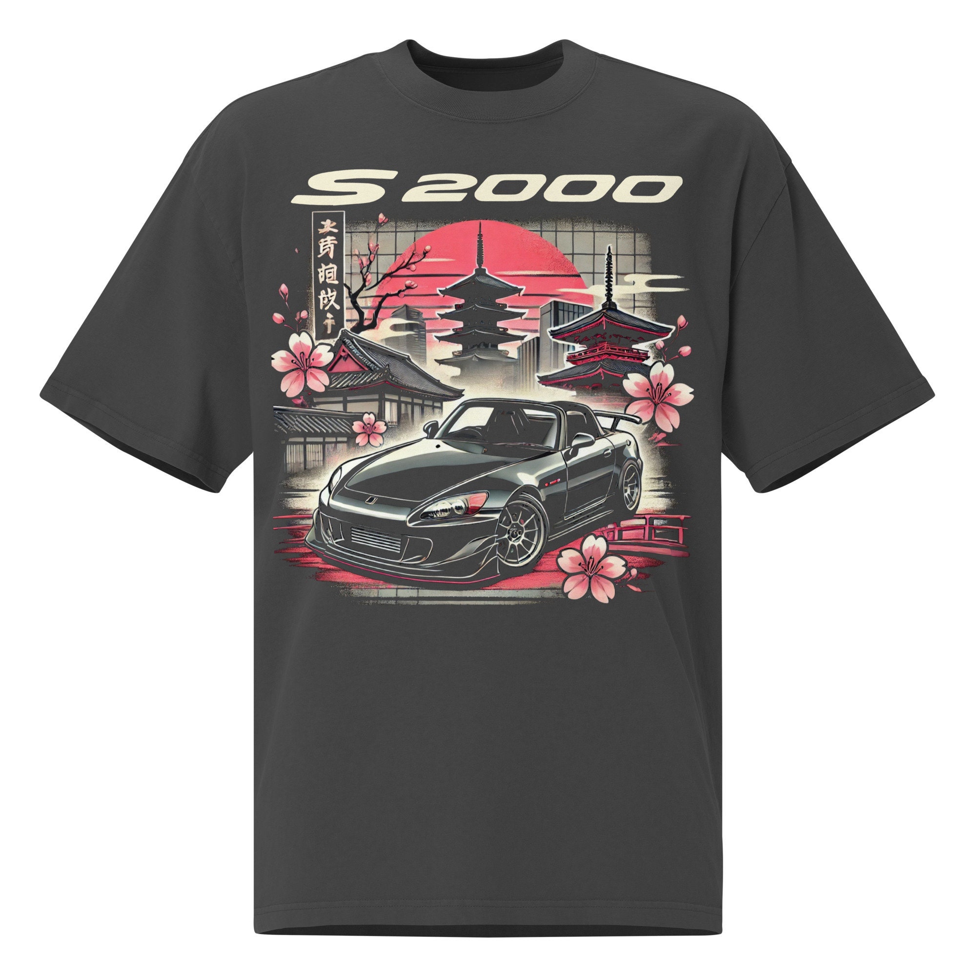 【PUSHU】BOMBED CAR　Long T-shirt　L size S2000 JDM Tuner Oversized T-shirt: Japanese Car Culture - Etsy