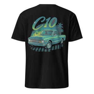 1967 Chevy C10 T-Shirt – Classic Truck Shirt for Men – Vintage Pickup Truck Tee – Retro Chevy C10 Gift – Old School Truck Lover Shirt