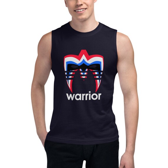 blue ultimate warrior shirt