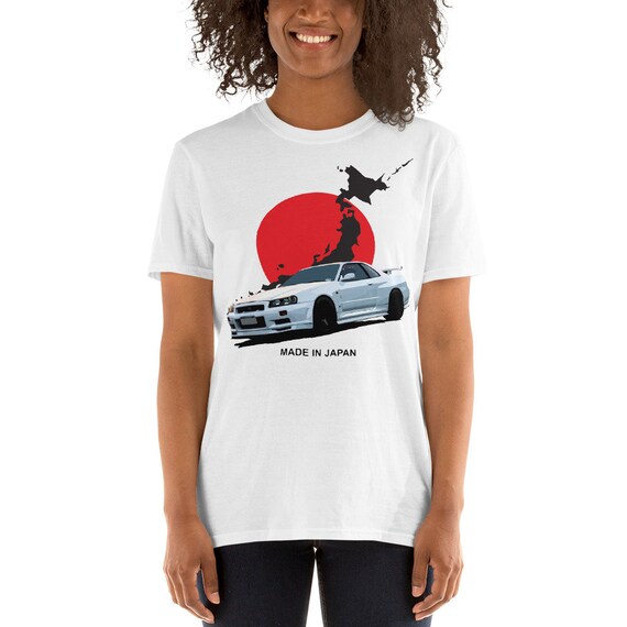 MINIGTLBWK R34 GT-R ブラジル限定イベントTSHIRT付きXL GTR R34 Godzilla T-Shirt | TunerLifestyle