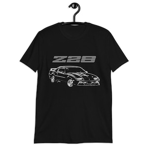 1990 - 1992 Camaro Z28 3e génération Chevrolet Gift T-shirt à manches courtes