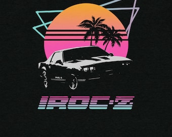 Retro Wave Chevy Camaro IROC-Z T-shirt