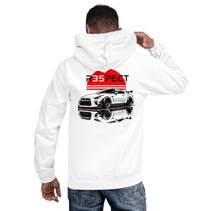 Respect R35 GT-R Hoodie for JDM Fans Japanese Car Enthusiasts Gearheads ...