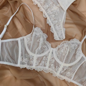 Lenceria bianca top