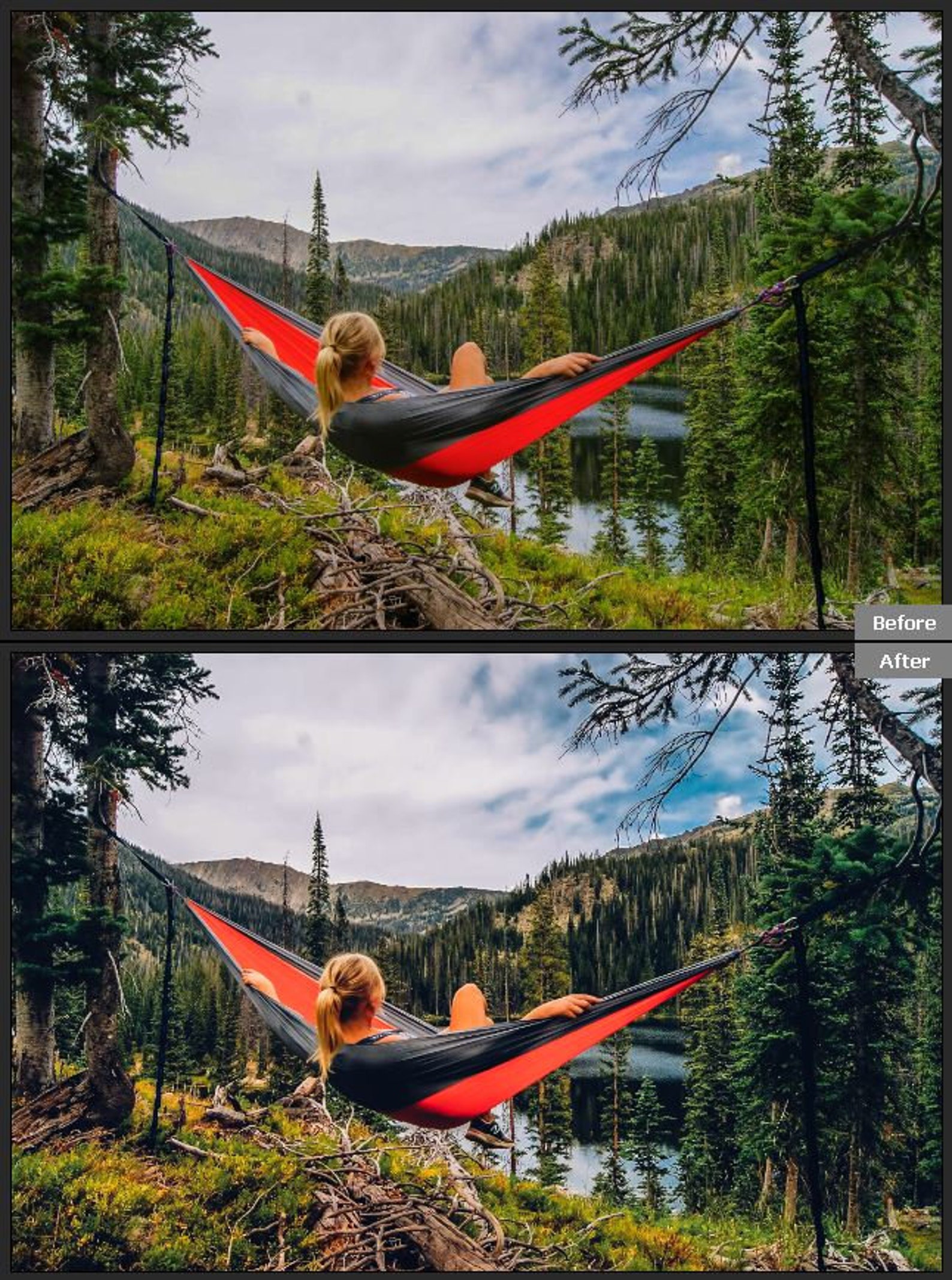 DESKTOP Lightroom Presets Strong Dark Presets Nature Photo Etsy