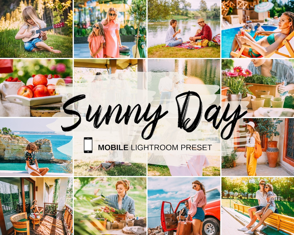 MOBILE Lightroom Preset Sunny Day Summer Instagram Photo image 0