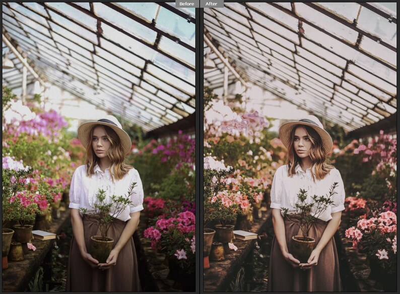 DESKTOP Lightroom Presets Faded Brown Computer Presets Dark Etsy