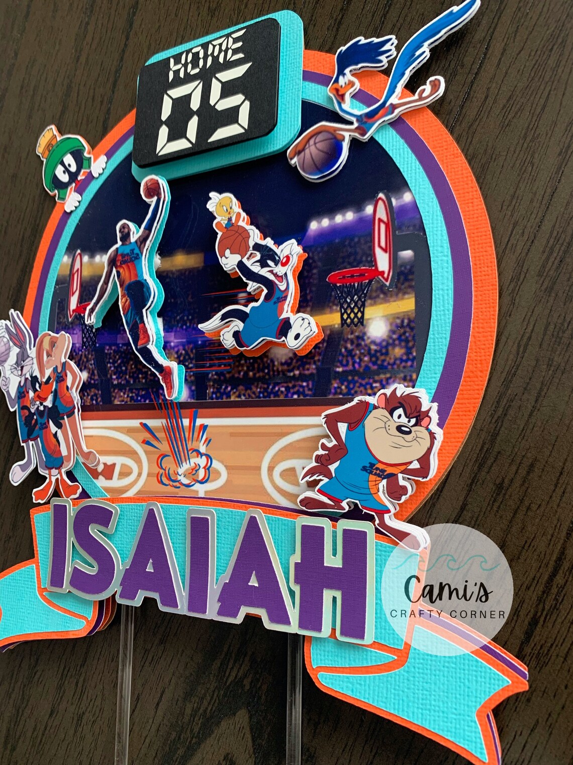 Space Jam Cake Topper Space Jam A New Legacy Cake Topper Etsy