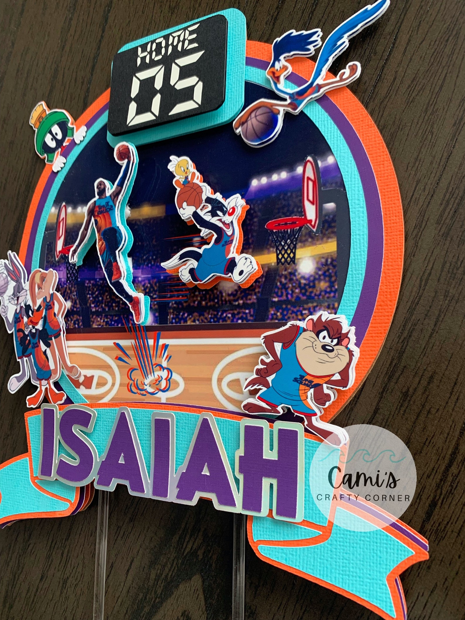 Space Jam Cake Topper Space Jam A New Legacy Cake Topper Etsy