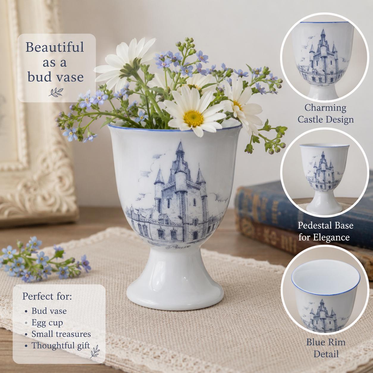 Antique Porcelain Egg Cups - Etsy