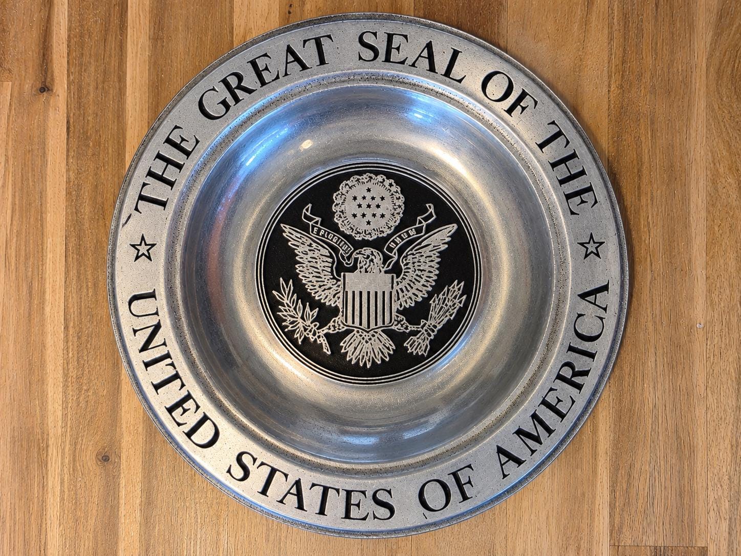 The Great Seal of the United States Plate - Etsy
