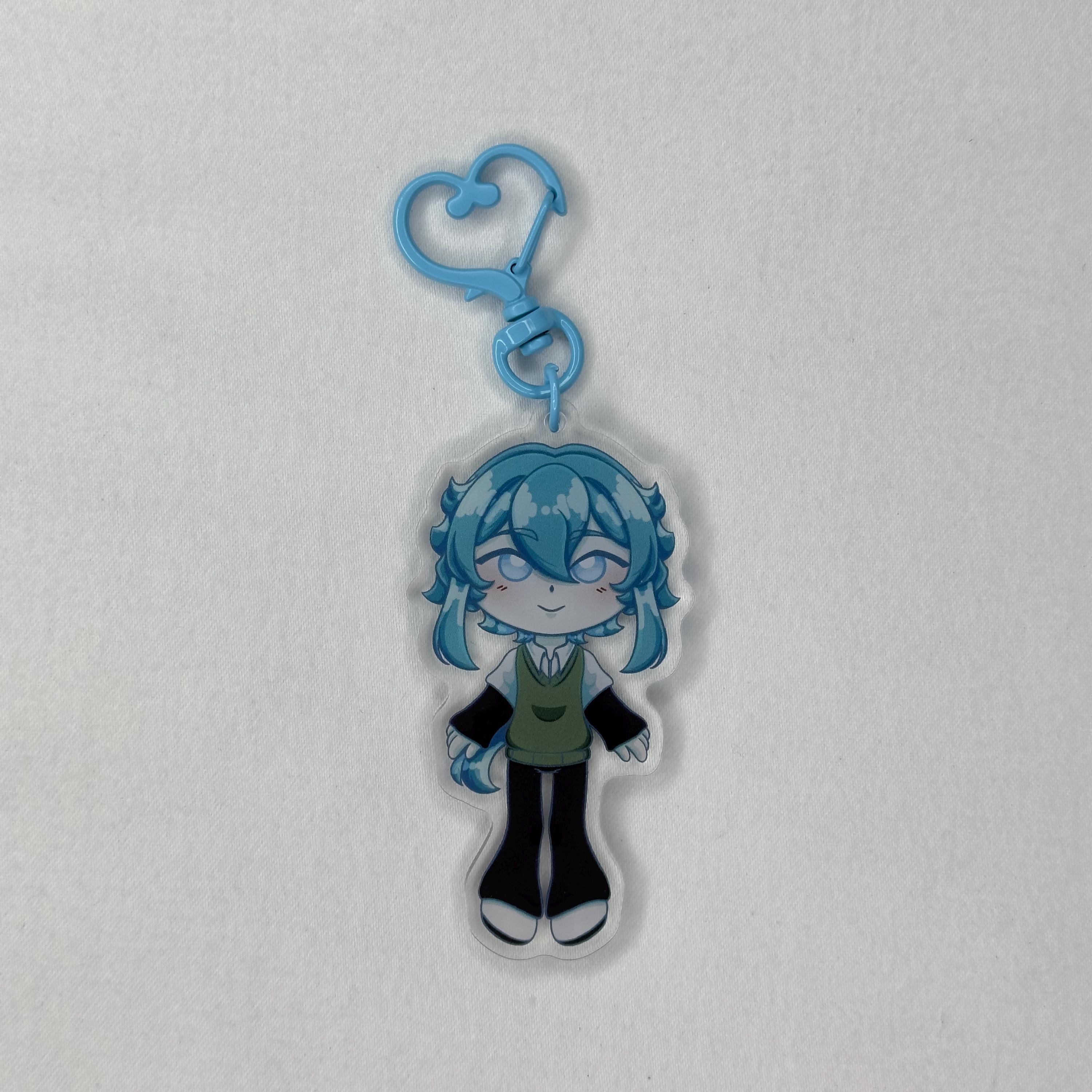 Yandere Love Interest Acrylic Keychains | Visual Novel Charms (3 Inch ...