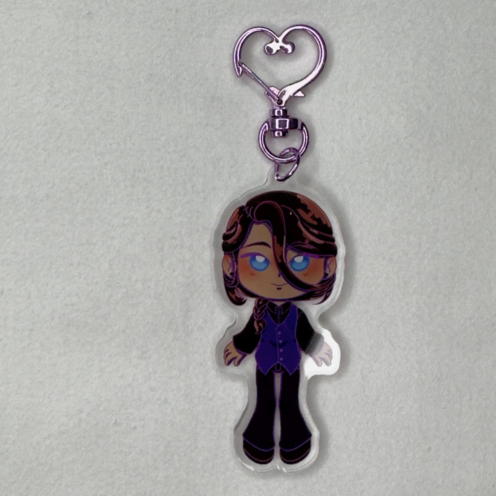 Yandere Love Interest Acrylic Keychains | Visual Novel Charms (3 Inch ...