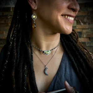 Textured Moon in Fine Silver