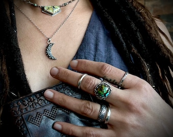 Rainbow Turquoise Ring