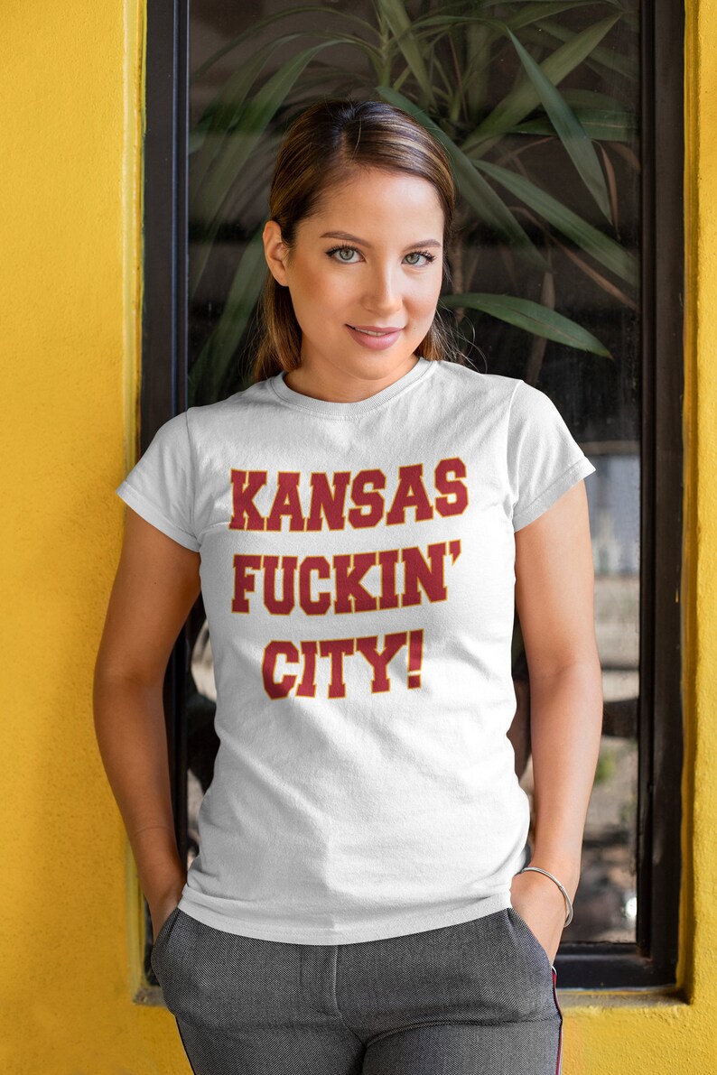 Kansas Fuckin' City Tshirt/Kansas City Football T-Shirt/Women's Kansas City Football shirt/Men's Kansas City Football Gift/Kansas City Shirt image 5