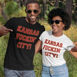 Kansas Fuckin' City Tshirt/Kansas City Football T-Shirt/Women's Kansas City Football shirt/Men's Kansas City Football Gift/Kansas City Shirt image 4