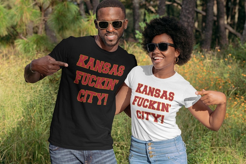 Kansas Fuckin' City Tshirt/Kansas City Football T-Shirt/Women's Kansas City Football shirt/Men's Kansas City Football Gift/Kansas City Shirt image 4