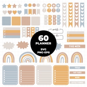 1000 - Notes & planners pack bundle SVG,PNG,EPS-Notes and planners Clipart Vector.Resources for bullet journal. Bujo svg. Bujo dtf.Notes dtf