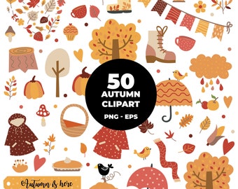 COD71 Autumn Clipart, autumn elements Clipart, fall printable, fall clipart, autumn vector, fall vector, scrapbook cliparts