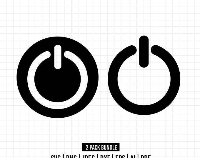 On off Switch Svg, on off Toggle Svg, Power Button Svg. Vector Cut File ...