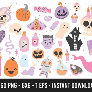 COD208-Halloween Doodles clipart/Pumpkin Clipart /halloween Clipart/scrapbook cliparts/Instant Download/Commercial use/Erin Condren