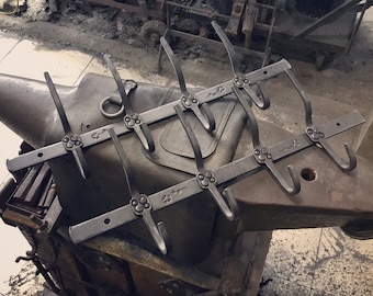 Coat Racks - Two Racks or More - Hand Forged Iron - Blacksmith Made