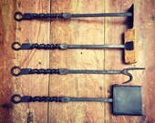 Wood Furnace Wood Stove Tools Fireplace Tools Five Piece Set (With Wall Rack)