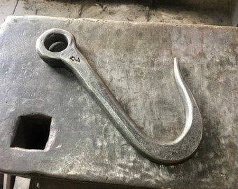 Lifting Hook | Eye Hook | Trace Hook - Two or More per Order - Blacksmith Made - Hand Forged