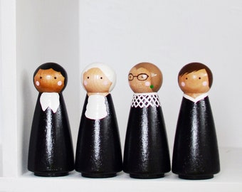 The Women of the Supreme Court | Peg Dolls | Ruth Bader Ginsburg