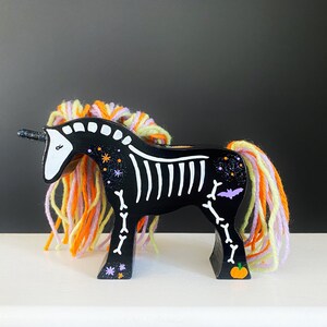 Skeleton Peg Doll Unicorn