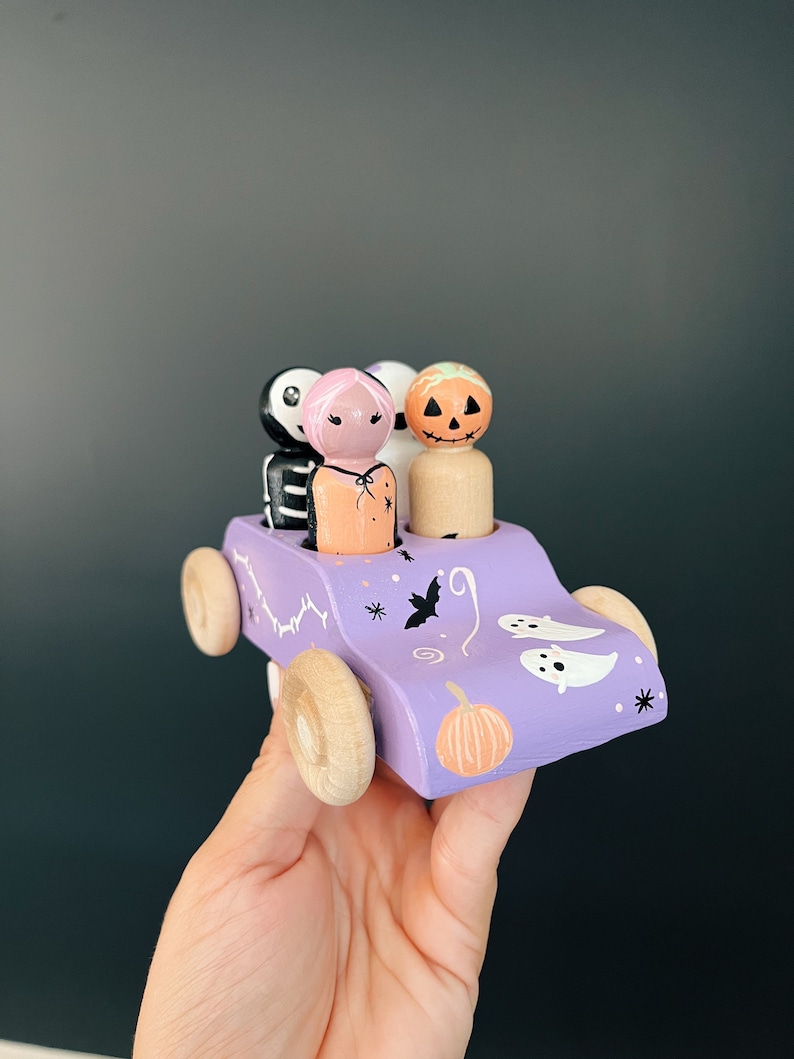 Whimsical Halloween Set with HEY BOO Car image 3