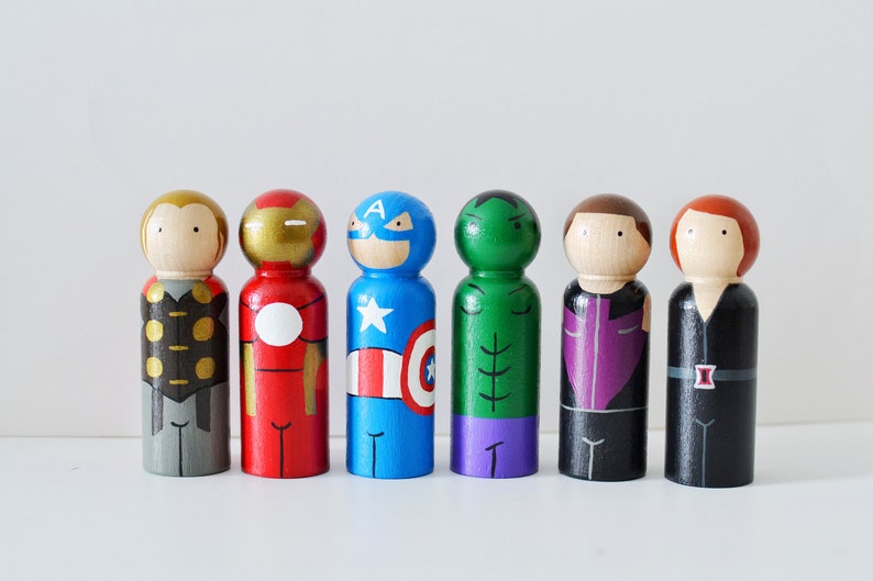 Superhero Peg Dolls JUMBO image 2